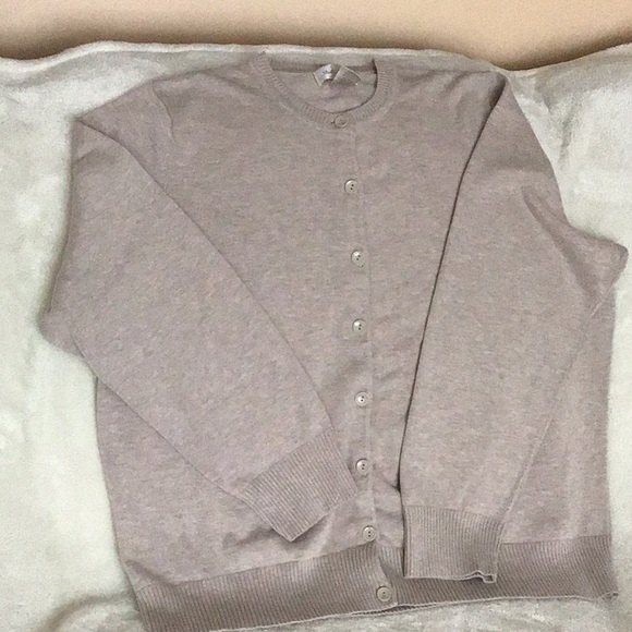 beige cardigan, 1X. NWOT - Picture 3 of 3